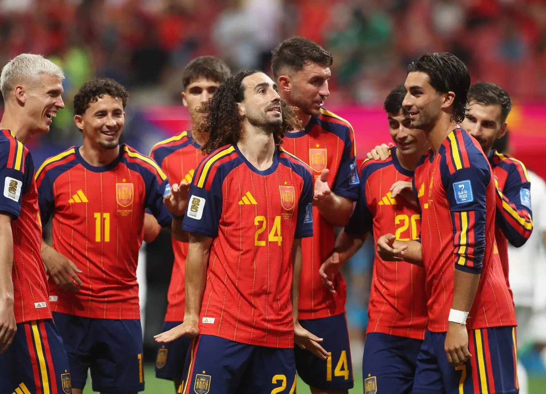 España aplasta a Arabia Saudita y revive en el Mundial