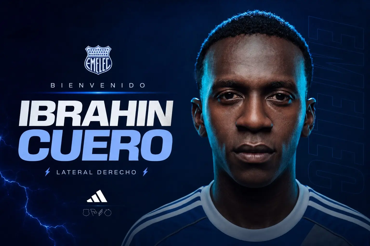 Emelec oficializa el fichaje de Ibrahin Cuero