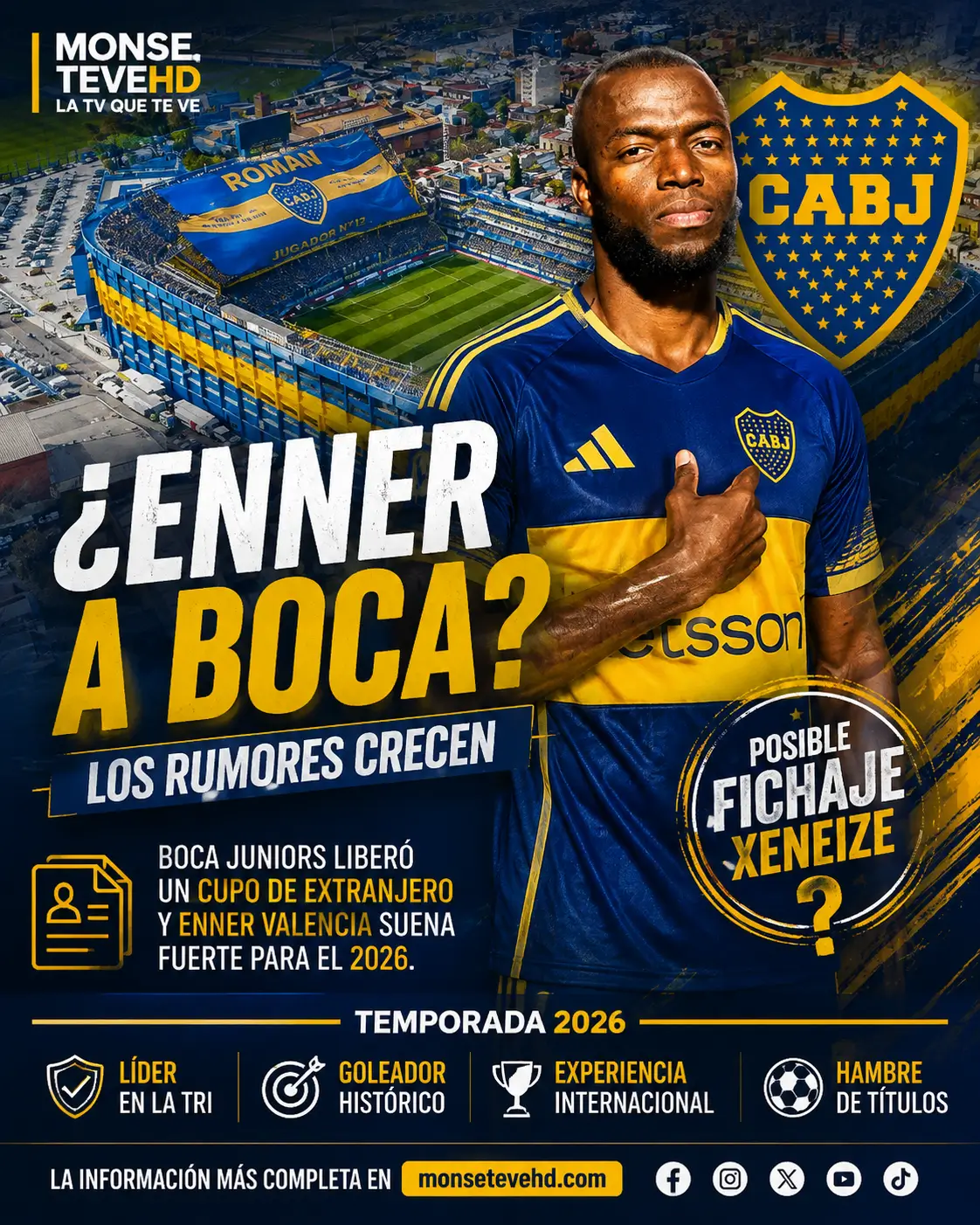 Enner Valencia no volverá a Emelec en este mercado