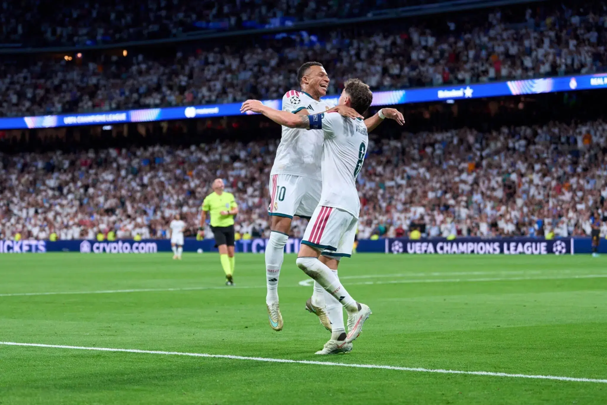 Real Madrid vence 2-1 al Inter en el Bernabéu