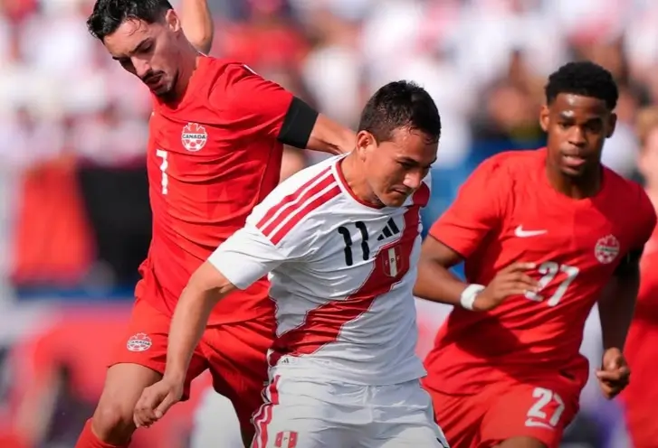 Perú cae 2-0 ante Canadá en amistoso internacional